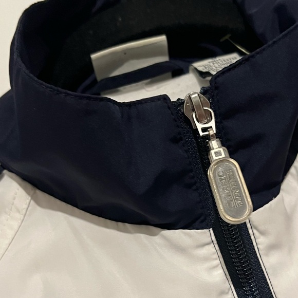 Navy/White/Powder Blue Windbreaker Jacket | Vintage | Classic Elements | S - Picture 4 of 7